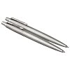 Набор PARKER "Jotter Stainless Steel CT": шариковая ручка синяя и механический карандаш, 2093256