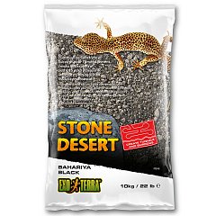 Грунт пустынный с глиной Exo Terra Bahariya Black Stone Desert черный 10 кг PT3148 фото