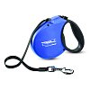 Поводок-рулетка Flexi Standard Soft Blue L 5м до 50кг, лента, Triol