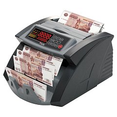 Счетчик банкнот CASSIDA 5550 UV, 1300 банкнот/мин, УФ-детекция, фасовка фото