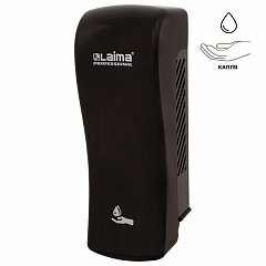 Дозатор для жидкого мыла LAIMA PROFESSIONAL ORIGINAL, НАЛИВНОЙ, 0,8 л, черный, ABS-пластик, 605775 фото