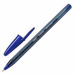 Ручка шариковая BIC "Cristal Exact", СИНЯЯ, корпус тонированный, узел 0,7 мм, линия письма 0,28 мм, 992605 фото