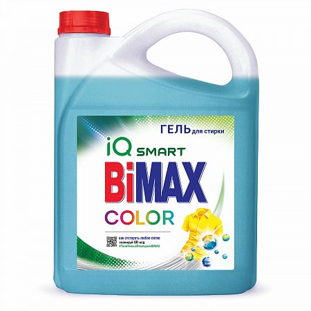Средство для стирки жидкое 4,8кг BIMAX Color, гель, ш/к 05236 фото
