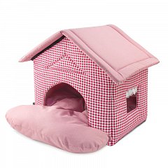 Дом "Садовый" розовый, 460*500*450 фото