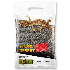 Грунт пустынный с глиной Exo Terra Bahariya Black Stone Desert черный 5 кг PT3147 фото