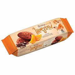 Печенье овсяное ШТУЧКИ с кусочками шоколада и апельсиновыми цукатами, сдобное, 160 г, 60261152 фото