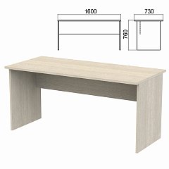 Стол письменный "Арго", 1600х730х760 мм, ясень шимо фото