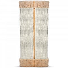 Когтеточка из сизаля "Доска №109" угловая с оторочкой из меха, 490*210*15мм, Triol фото