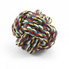 Игрушка для собак "Верёвка-плетеный мяч", d50мм, Triol фото