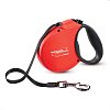 Поводок-рулетка Flexi Standard Soft Red L 5м до 50кг, лента, Triol