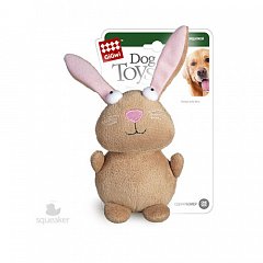 Игрушка для собак Кролик с пищалкой 16см, серия PLUSH FRIENDZ фото