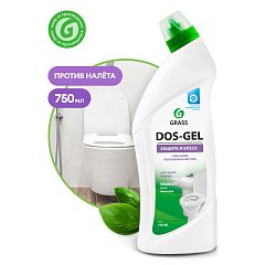 Средство для уборки санитарных помещений 750 мл GRASS DOS-GEL, щелочное, концентрат, гель, 219275 фото