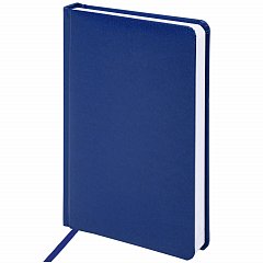 Ежедневник недатированный А5 (138x213 мм) BRAUBERG "Select", балакрон, 160 л., синий, 111664 фото