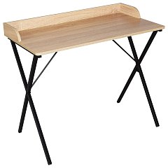 Стол на металлокаркасе BRABIX "LOFT CD-008", 900х500х780 мм, цвет дуб натуральный, 641865 фото