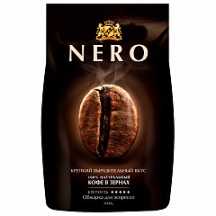 Кофе в зернах AMBASSADOR "Nero", 1 кг, вакуумная упаковка фото