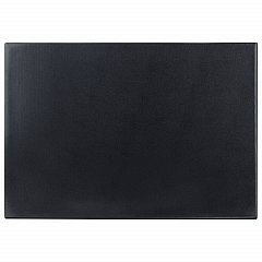 Коврик-подкладка настольный для письма (650х450 мм), с прозрачным карманом, черный, BRAUBERG, 236775 фото