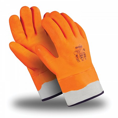 Перчатки морозостойкие MANIPULA НОРДИК КП, нитриловый облив, размер 11 (XXL), оранжевые, ТР-08/WG-785 фото