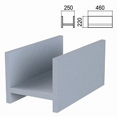 Подставка под системный блок "Арго", 250х460х220 мм, серый фото