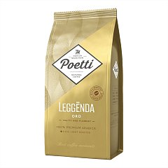 Кофе в зернах POETTI "Leggenda Oro" 1 кг, арабика 100%, ш/к 70045, 18003 фото