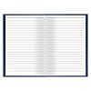 Книга учета 144 л., линия, твердая, бумвинил, блок офсет, А4 (200х290 мм), BRAUBERG, синий, 130227