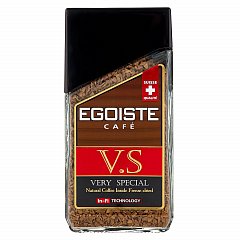 Кофе растворимый EGOISTE "V.S", сублимированный, 100г, стеклянная банка, ш/к71062, EG10009007 фото