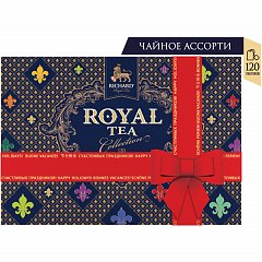 Чай RICHARD "Royal Tea Collection", подарочный НАБОР 15 вкусов, 120 пакетиков по 1,9 г, 100839 фото