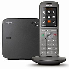 Радиотелефон Gigaset CL660A, память 400 номеров, АОН, повтор, часы, черный, S30852H2824S321 фото