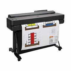 Плоттер HP DesignJet T650 36" A0, Wi-Fi, сетевая карта, с подставкой, 5HB10A фото