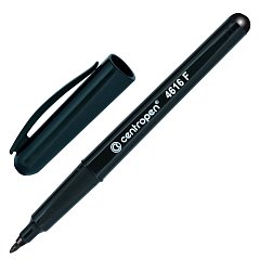 Маркер для CD и DVD ЧЕРНЫЙ CENTROPEN, трехгранная форма захвата, тонкий, 0,6 мм, 4616, 6 4616 0112 фото