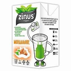 Миндальное молоко ZINUS 1 литр, ш/к 54108 фото