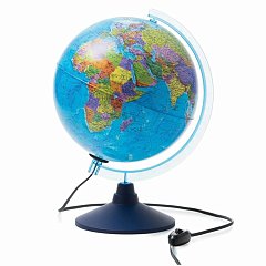 Глобус интерактивный + очки VR политический Globen, 25см с подсветкой, INT12500304 фото
