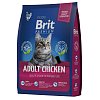 Brit Premium сухой корм для взрослых кошек с курицей, 0,4 кг