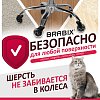 Колеса (ролики) BRABIX для кресла мягкие, резиновые, КОМПЛЕКТ 5 шт., шток d - 11 мм, в коробе, 532524