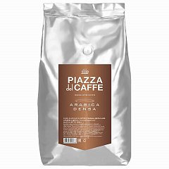Кофе в зернах PIAZZA DEL CAFFE "Arabica Densa", натуральный, 1000 г, вакуумная упаковка, 1368-06 фото