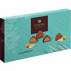 Конфеты шоколадные O'ZERA "Gianduja", 225 г, картонная коробка, УК735 фото