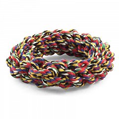 Игрушка для собак "Веревка-плетеное кольцо", 115мм, Triol фото
