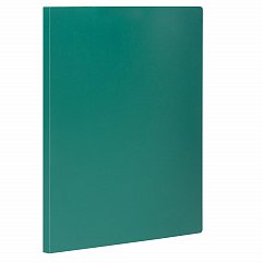 Папка с боковым металлическим прижимом STAFF, зеленая, до 100 листов, 0,5 мм, 229235 фото