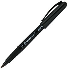 Маркер для CD и DVD ЧЕРНЫЙ CENTROPEN, трехгранная форма захвата, тонкий, 1 мм, 4606, 6 4606 0112 фото