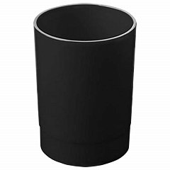 Подставка-органайзер (стакан для ручек), 70х70х90 мм, черный, ОФ777 фото