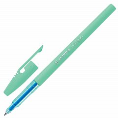 Ручка шариковая STABILO Liner Pastel, СИНЯЯ, корпус мятный, узел 0,7 мм, линия письма 0,3 мм, 808FP1041-2 фото