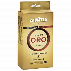 Кофе молотый LAVAZZA "Qualita Oro", арабика 100%, 250 г, 1991 фото