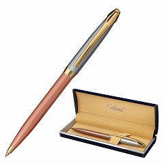 Ручка подарочная шариковая GALANT "DECORO ROSE", корпус хром/розовый, детали золотистые, узел 0,7 мм, синяя, 143505 фото
