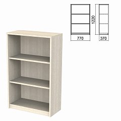 Шкаф (стеллаж) "Арго", 770х370х1220 мм, 2 полки, ясень шимо фото