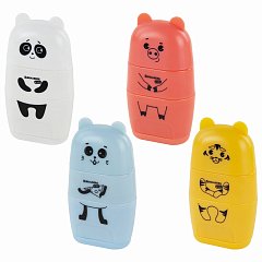 Точилка с ластиком 2 в 1 BRAUBERG KIDS "Зверушки", 2 отверстия, дизайн ассорти, 271989 фото