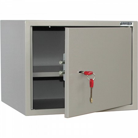 Шкаф металлический для документов BRABIX "KBS-02", 320х420х350 мм, 9,6 кг, сварной, 291151 фото