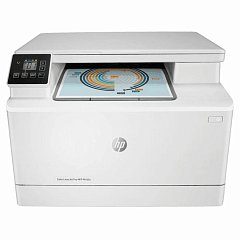 МФУ лазерное ЦВЕТНОЕ HP Color LaserJet M182n "3 в 1", А4, 16 стр./мин., 30000 стр./месяц, сетевая карта, 7KW54A фото