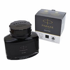 Чернила PARKER "Bottle Quink", объем 57 мл, черные, 1950375 фото