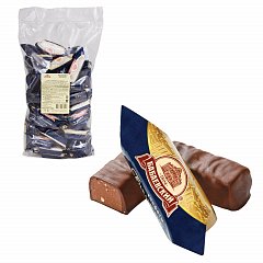 Конфеты шоколадные БАБАЕВСКИЙ с дробленым миндалем и вафельной крошкой, 1000 г, пакет, ББ12279 фото