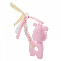 Игрушка PUPPY для щенков из термопласт. резины "Олененок", розовый, 100/185мм, Triol фото