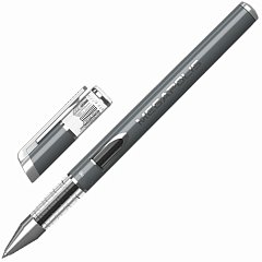 Ручка гелевая ERICH KRAUSE "Megapolis Gel", ЧЕРНАЯ, корпус с печатью, узел 0,5 мм, линия письма 0,4 мм, 93 фото
